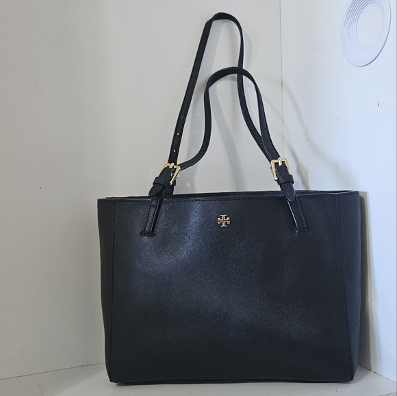 Handbags - Like New!Tory burch Black leather Tote Bag